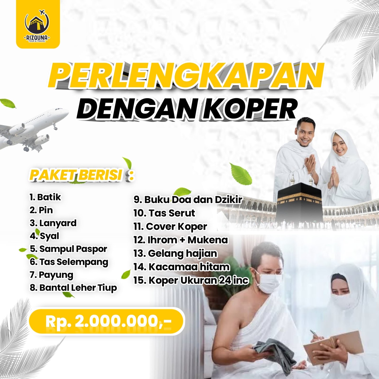 Perlengkapan Dengan Koper