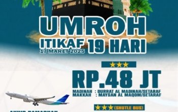 Umroh Paket Iktikaf 19 Hari