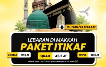 Umroh Iktikaf 15Hari Bintang 4