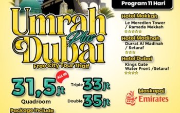 Umrah Plus Dubai + Thaif