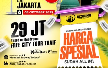 Harga Spesial Umrah 08OKT2025+Thaif