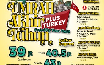Umrah Plus Turkey Thaif Akhir Tahun