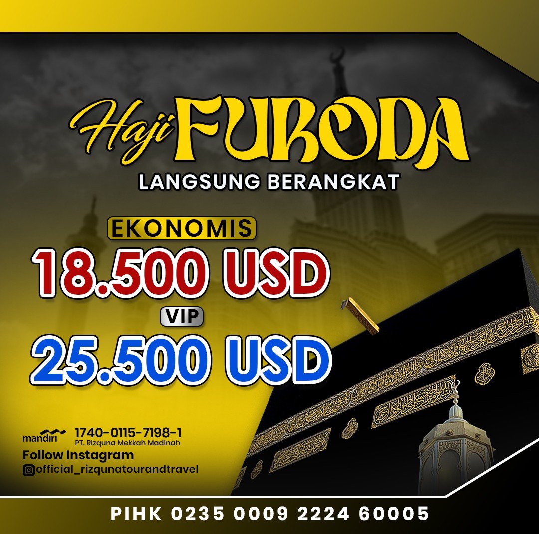 Haju Furodah 2026 Langsung Berangkat